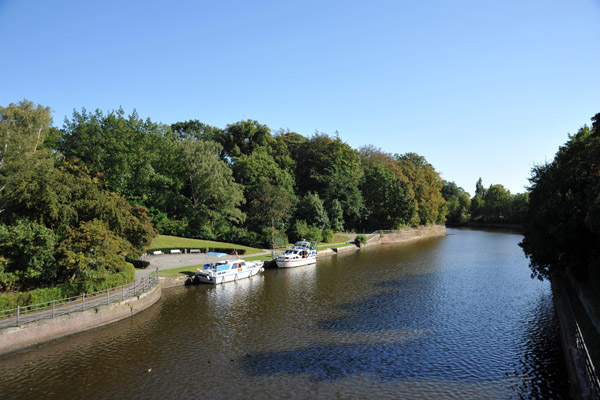 View of the old moat from the Puppenbrcke