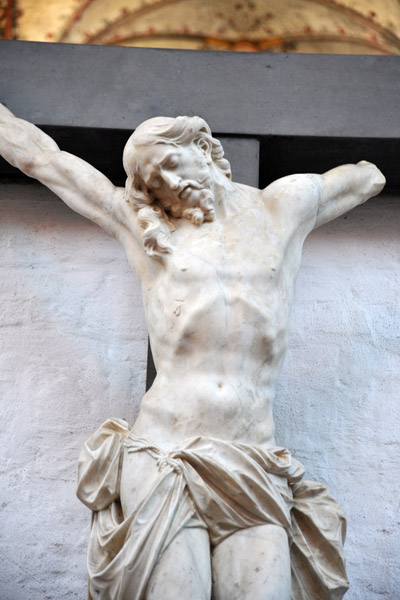 Damaged sculpture of the crucifixion, Lübeck