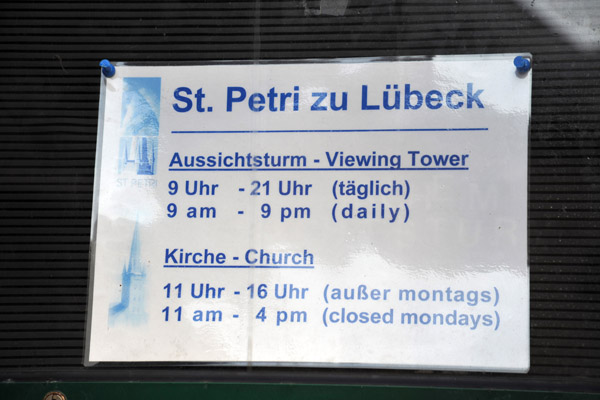 St. Petri zu Lbeck - viewing tower