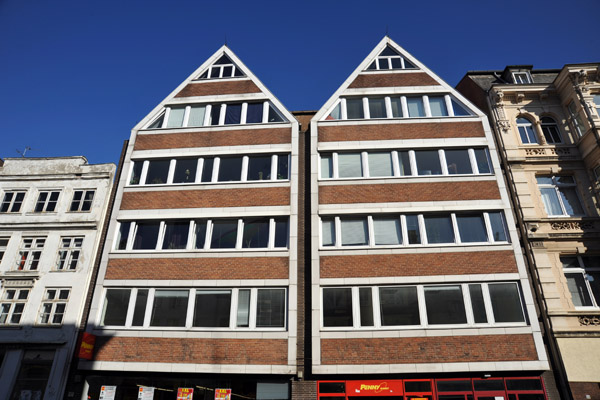 At least they made an attempt to pass architecturally, Große Burgstraße, Lübeck
