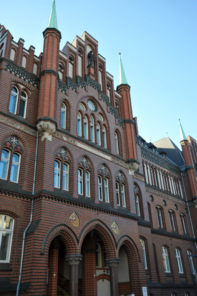 Court House built 1894-1896, Große Burgstraße, Lübeck