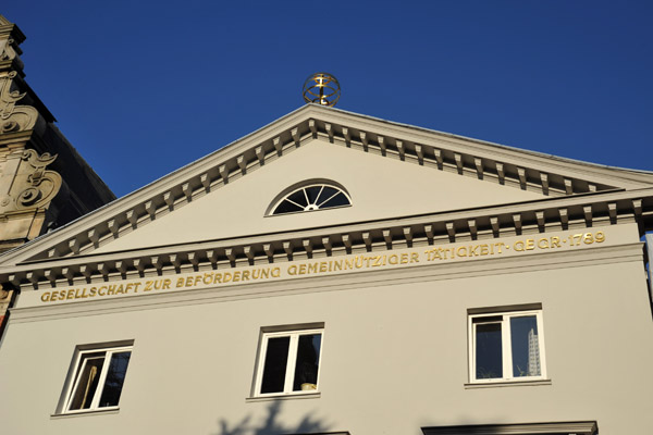 Gesellschaft zur Beförderung Gemeinnütziger Tätigkeit, 1789, Große Petersgrube