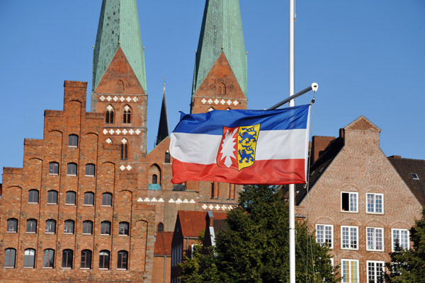 The flag of Schleswig-Holstein