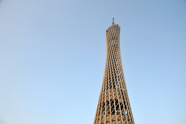 Canton Tower, taller than the CN Tower but shorter than the new Tokyo Skytree