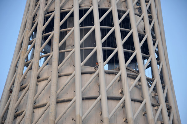 Detail of the Canton Tower