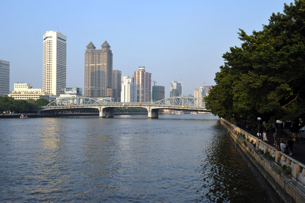 Looking east from the south side of the Liberation Bridge