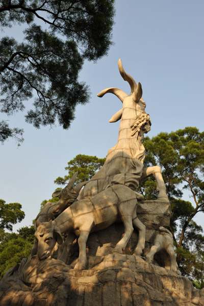 Statue of the Five Goats, Yue Xiu Park