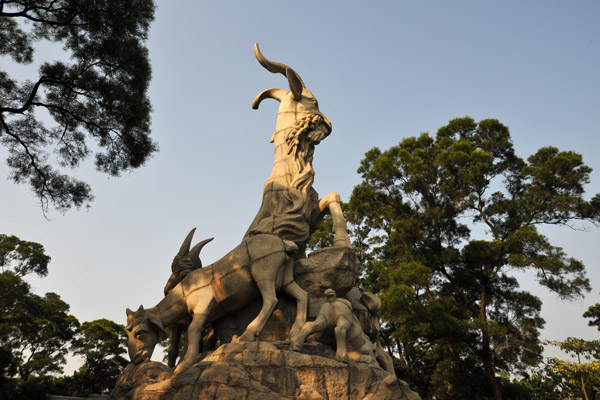 Statue of the Five Goats, Yue Xiu Park