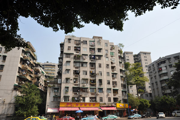 Older apartment buildings, Guangzhou