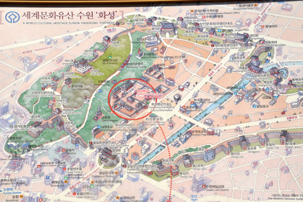 Map - A World Cultural Heritage Suwon Hwaseong Fortress