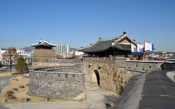 Hwaseomun Gate, the western gate of Hwaseong Fortress