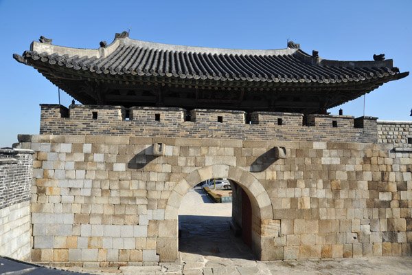 Hwaseomun Gate from the defensive outworks