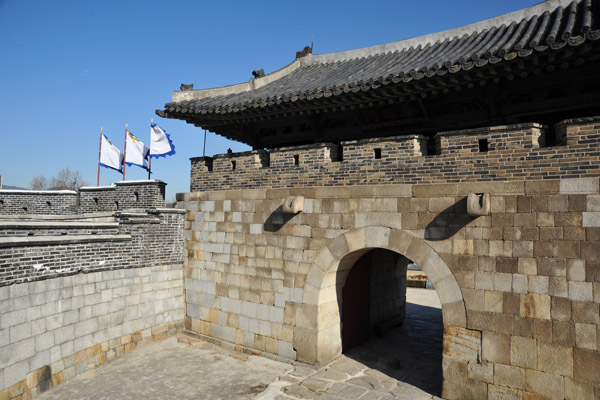 Hwaseomun Gate from the defensive outworks