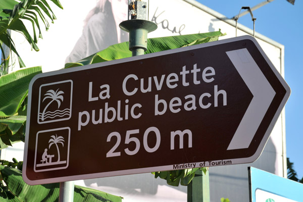 La Cuvette public beach, Grand Baie