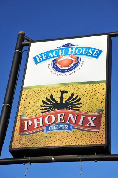 Phoenix Beer at the Beach House, Grand Bay