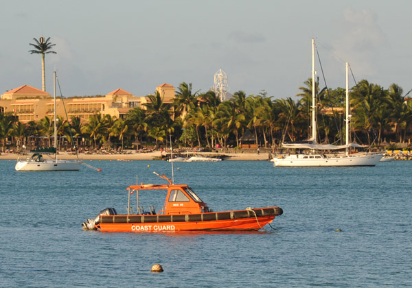Mauritius Coast Guard boat, Grand Baie