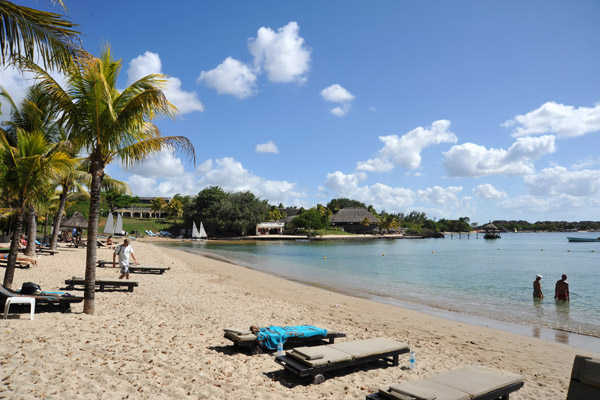 Balaclava Beach at La Plantation on the west coast of Mauritius