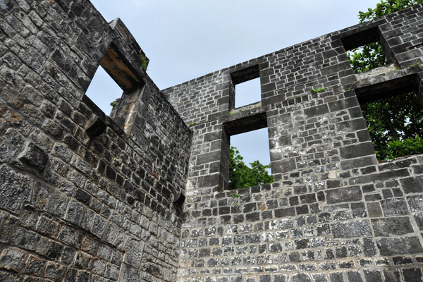 Ruins of the old arsenal at Balaclava, Mauritius