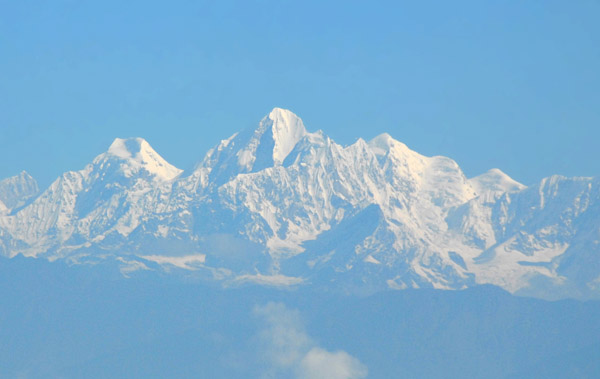 The Himalaya seen from Dhulikhel