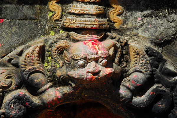 Detail of the Shrine opposite the Vishnu Temple, Dhulikhel