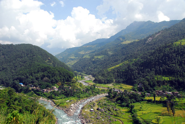 River confluence 1 km south of Barabise, Nepal