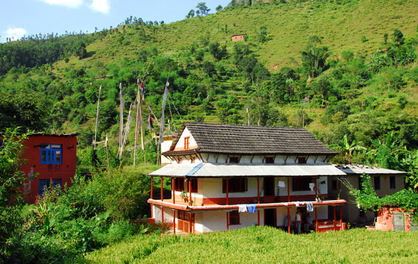 While nice, rural Nepali architecture has nothing on Bhutan