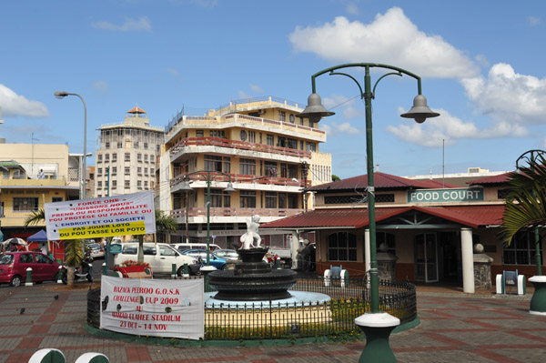 Near the Port Louis north bus station