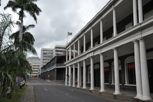 Colonial city center of Port Louis - Intendance Street