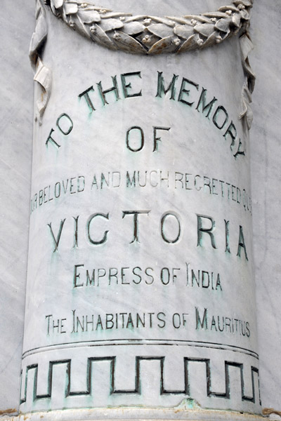 To the Memory of Queen Victoria, Empress of India