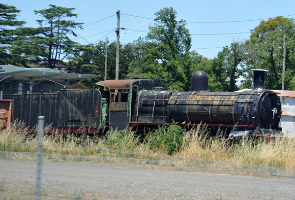 An abandoned steam locomotive, Ballarat