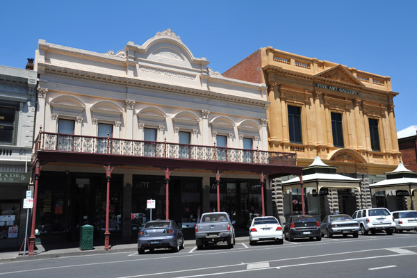 Bones Building (1886) and the Ballarat Fine Art Gallery (1884)