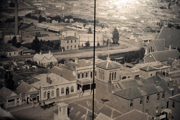 Historical photograph of Ballarat in the Gold Museum