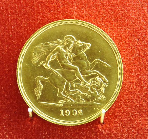 Gold Sovereign dated 1902