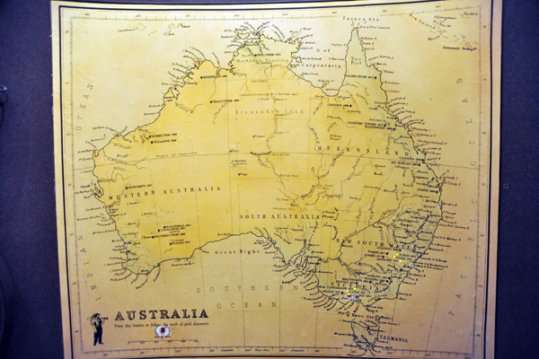Map of 19th Century Australia