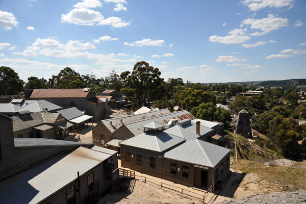 View from the tower, Sovereign Hill