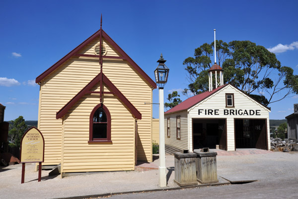 Wesleyan Methodist Church and Sovereign Hill Fire Brigade