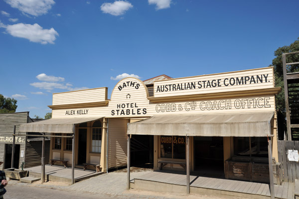 Australian Stage Company and Bath's Hotel Stables, Sovereign Hill