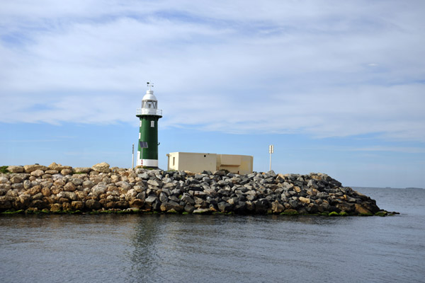 Fremantle Harbour Lighthouse and the end of the breakwater