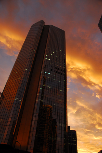 Sunset, Central Brisbane