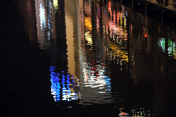 Neon reflections, Dōtonbori Canal