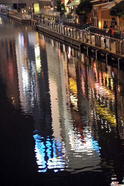 Neon reflections, Dōtonbori Canal