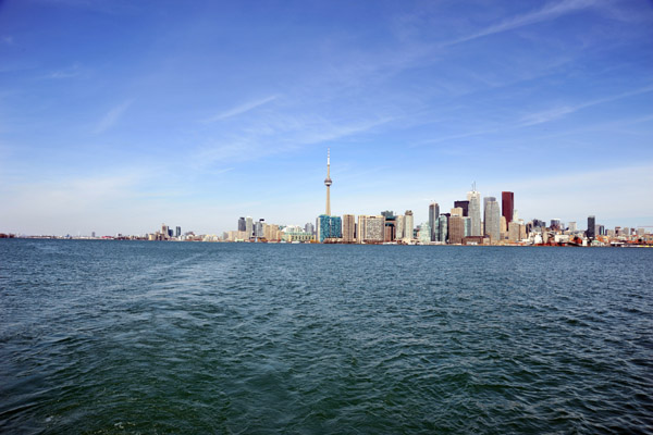 Toronto Skyline from an island ferry