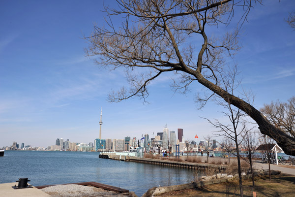 Spring arrives late in Ontario - a crisp, clear April day