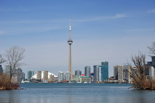 CN Tower from Ward's Island