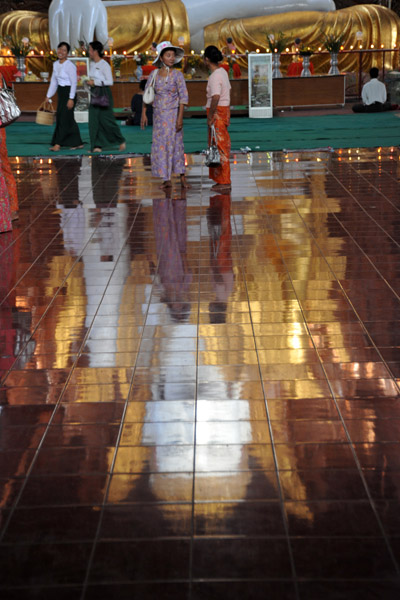 Shiny floor of Ngahtatgyi Paya