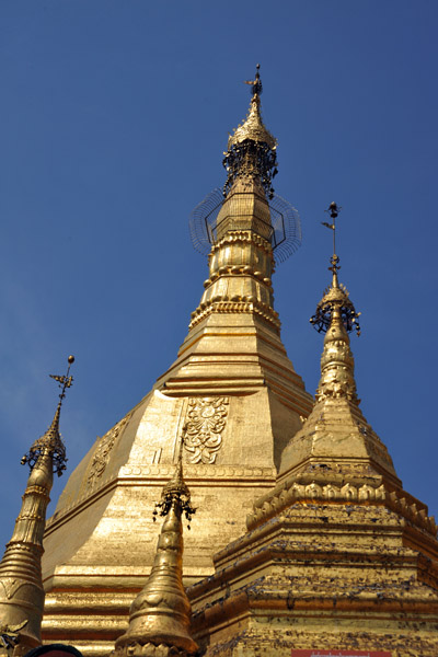 Main stupa (zedi) of Sule Pagoda - Kyaik Athok