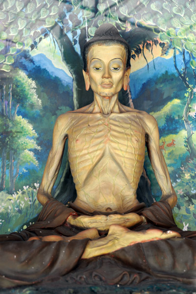 Emaciated Buddha, Sule Paya, Yangon