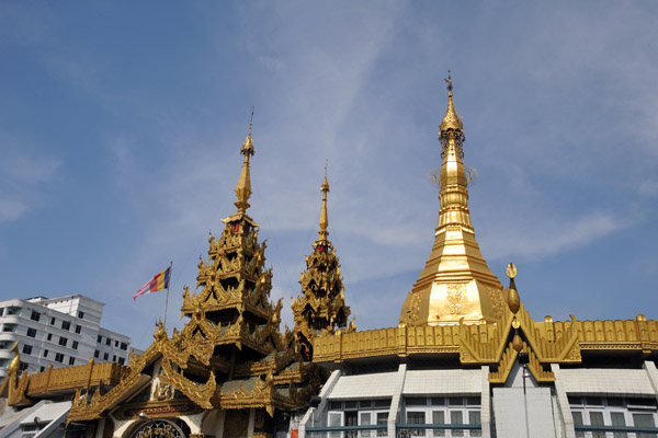 Sule Pagoda from the southeast