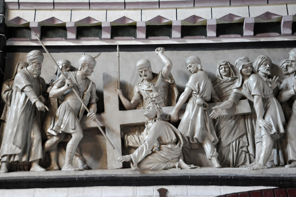 St Mary's Yangon - Stations of the Cross - Jesus Falls for the Second Time