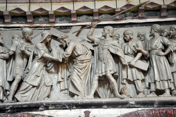 St Mary's Yangon - Stations of the Cross - Veronica Wipes the Face of Jesus